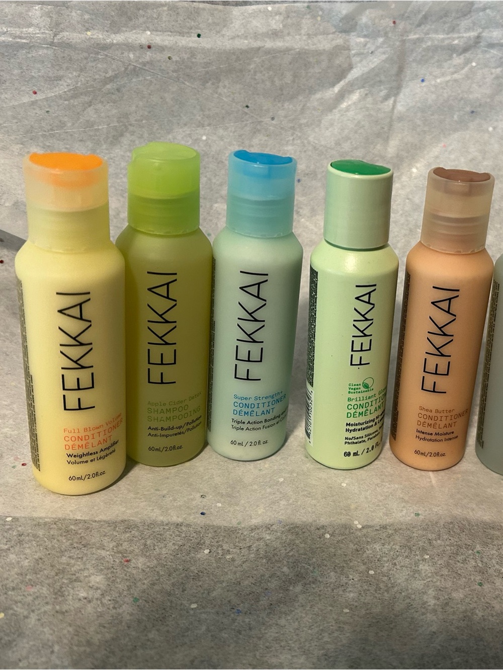 Fekkai Travel Size Shampoo & Conditioner Set in Pastel Shades